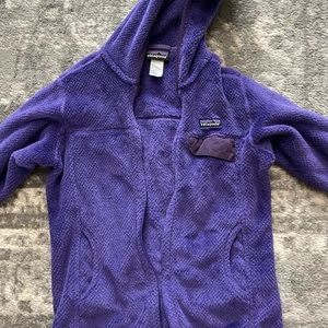 Patagonia purple zip up jacket
